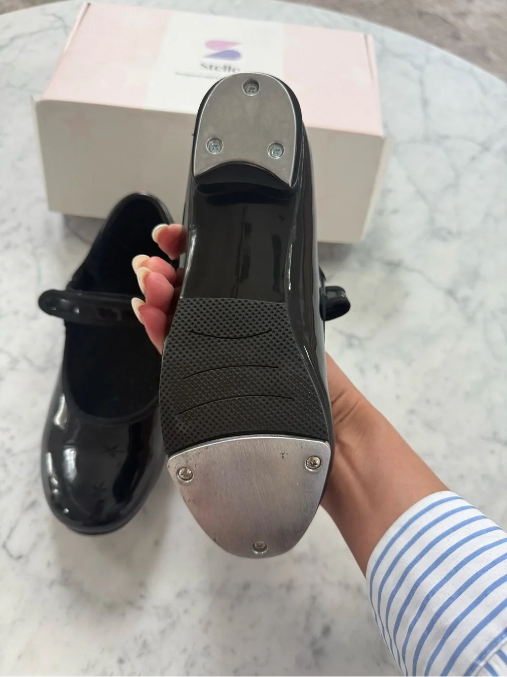 Linodes easy strap tap shoe
